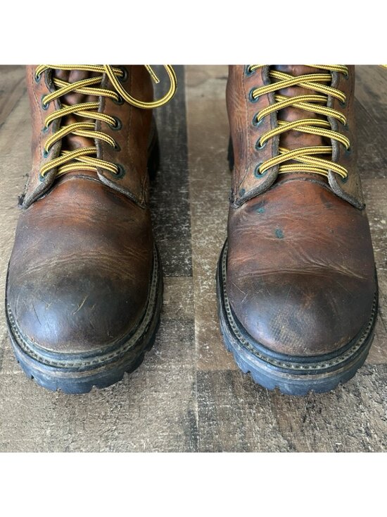 Red Wing Vintage Soft Toe Leather Lace Up Work Boots Mens 11 D main image 5